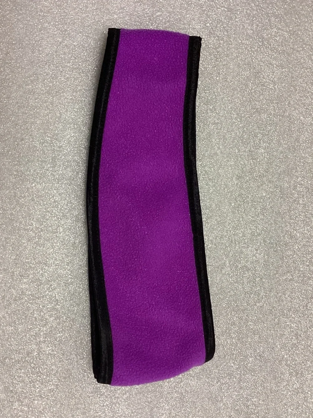 Girls Purple Silver Sparkle Fleece Headband NWOT